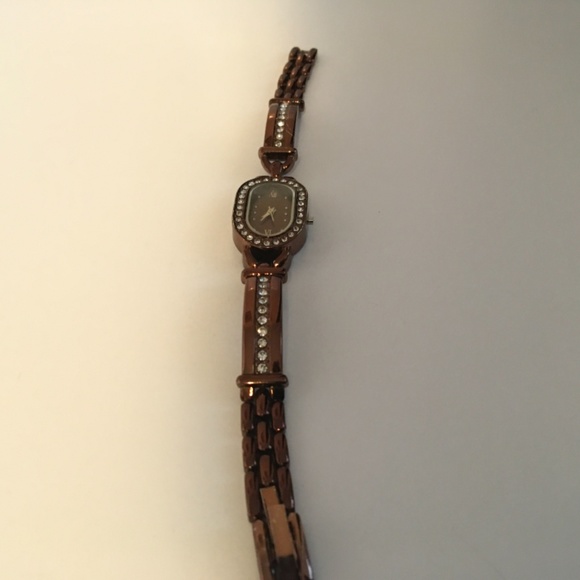 Allude Metal Bezel Japan FMDAL414 135 Watch with Brown Metal Band - Picture 2 of 4